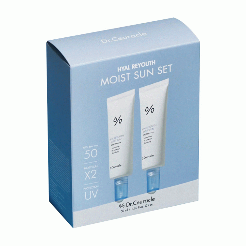 Dr. Ceuracle Hyal Reyouth Moist Sun Duo Set - Набір зволожуючих сонцезахисних кремів Dr. Ceuracle Hyal Reyouth Moist Sun Duo Set - Набір зволожуючих сонцезахисних кремів